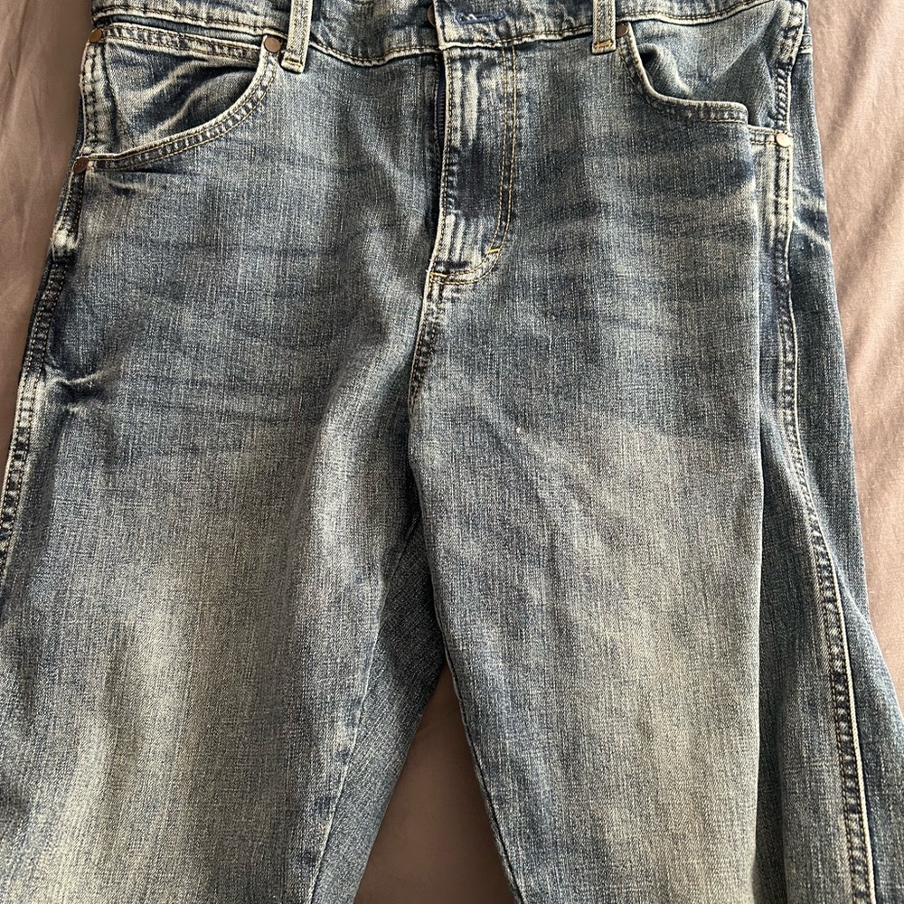 Wrangler Retro Light Blue Slim Bootcut Fit Jeans
